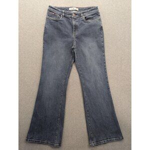 Vintage Tommy Hilfiger Jeans Womens 10 Blue Bootcut Y2K Embroidered Pocket 2000s